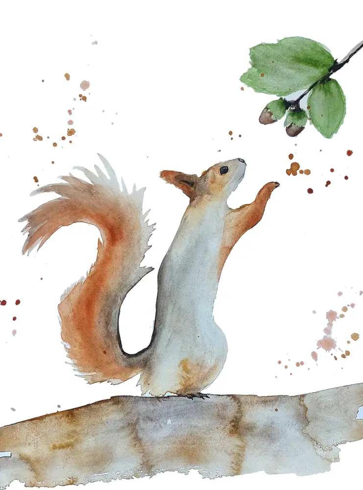 Handwerkskunst – Eichhörnchen