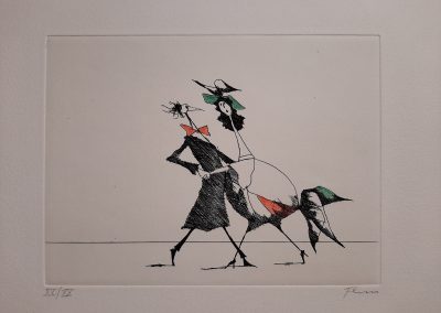 Tango - Radierung - 40 x 30 cm